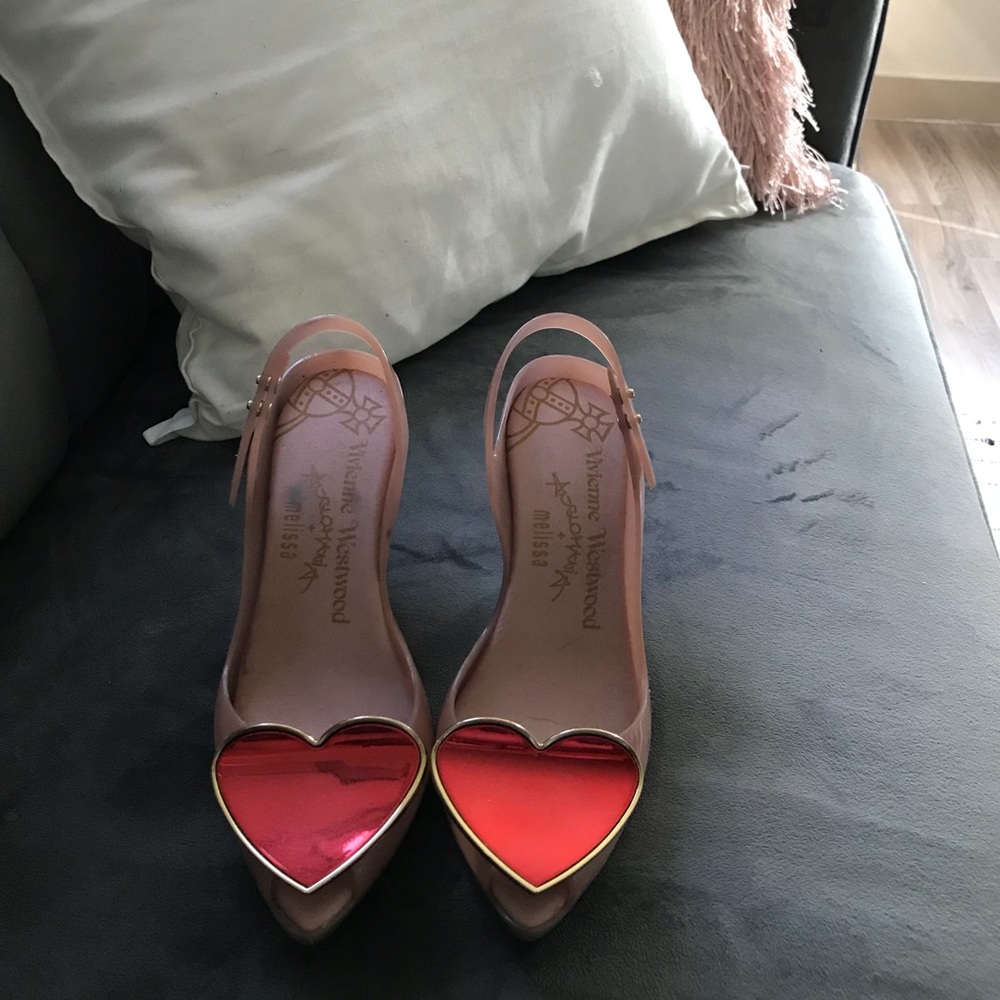 Vivienne Westwood Melissa heart shoes 7/38